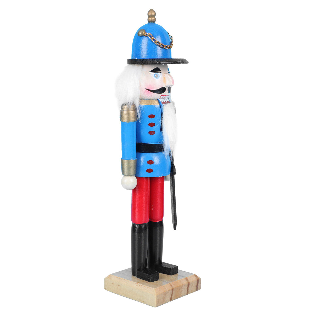 Walnut Nutcracker Doll Home Desktop Decor Q81556