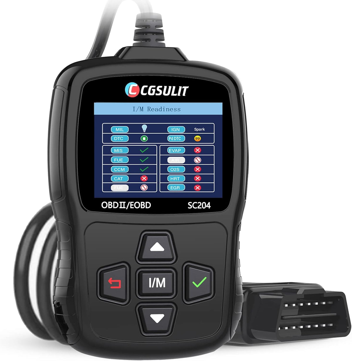 OBD2 Code Scanner Car Diagnostic Code Reader, Black Pack of 2 J7771
