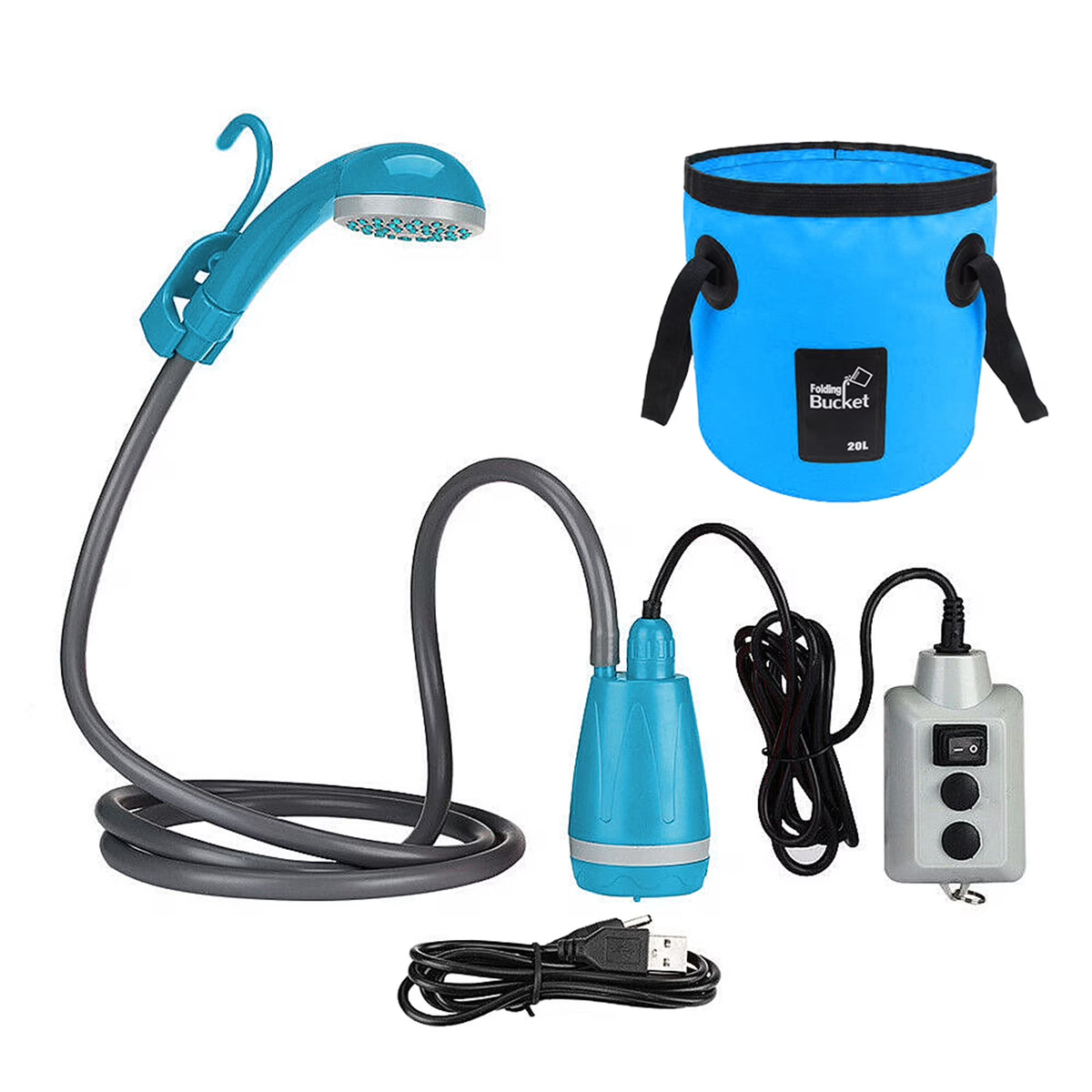 Portable Camping Shower Pump L4636