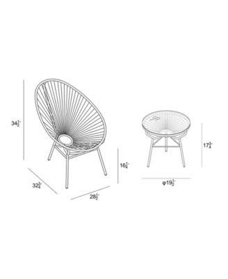 White Lightning Outdoor Lounge Chair R652