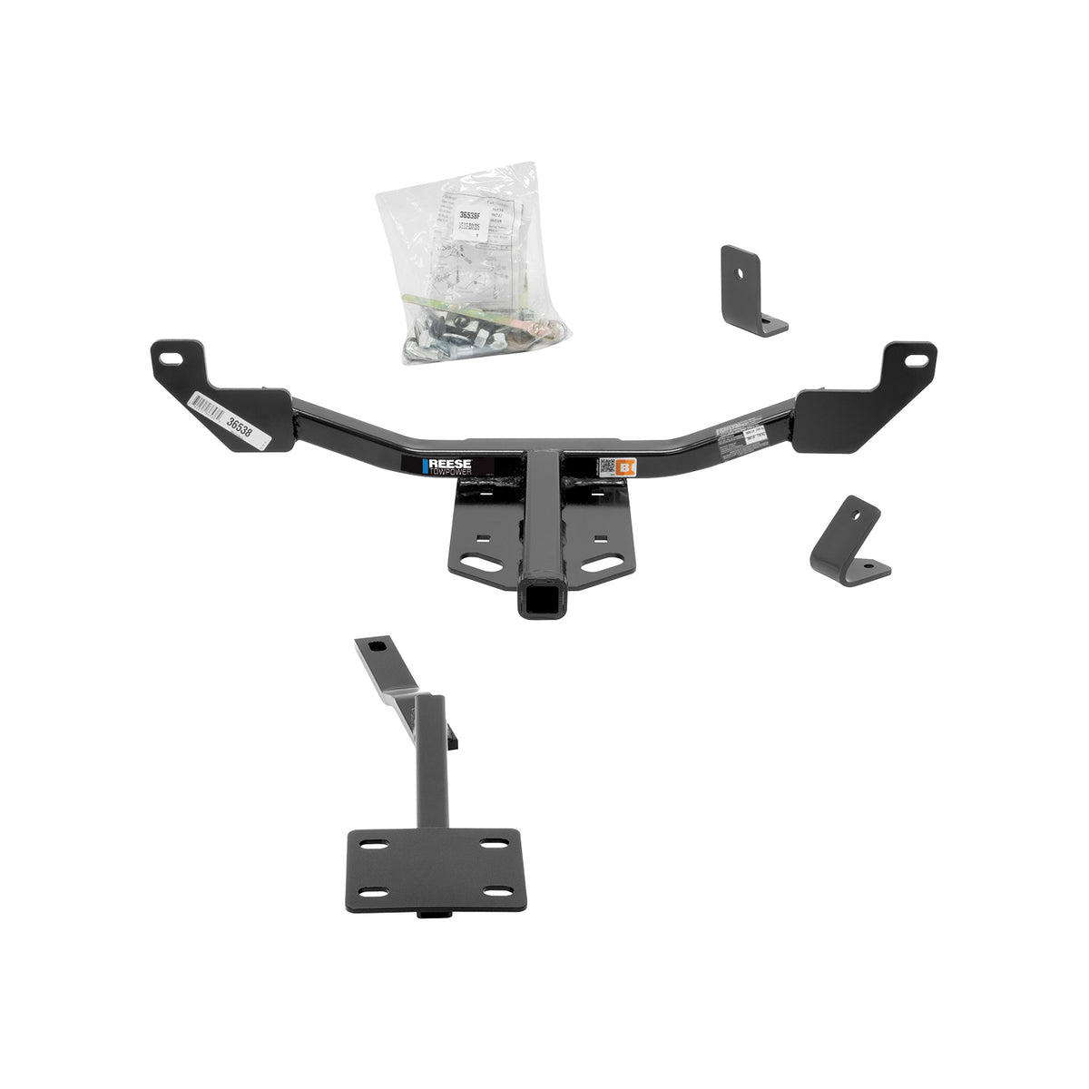 Class 2 Trailer Hitch, 1-1/4-Inch Receiver, Black I85751