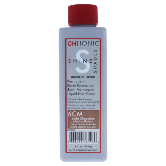 3 oz Light Chocolate Mocha Brown Liquid Hair Color B65108