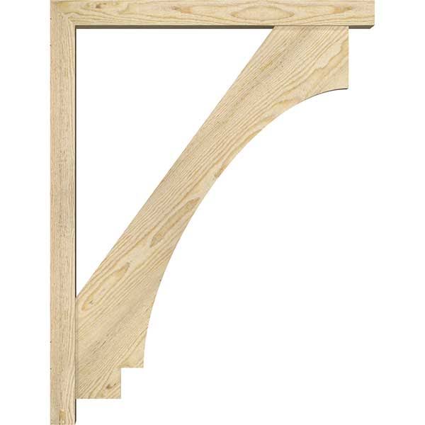 Rough Sawn Bracket with Offset Brace, Douglas Fir C76822
