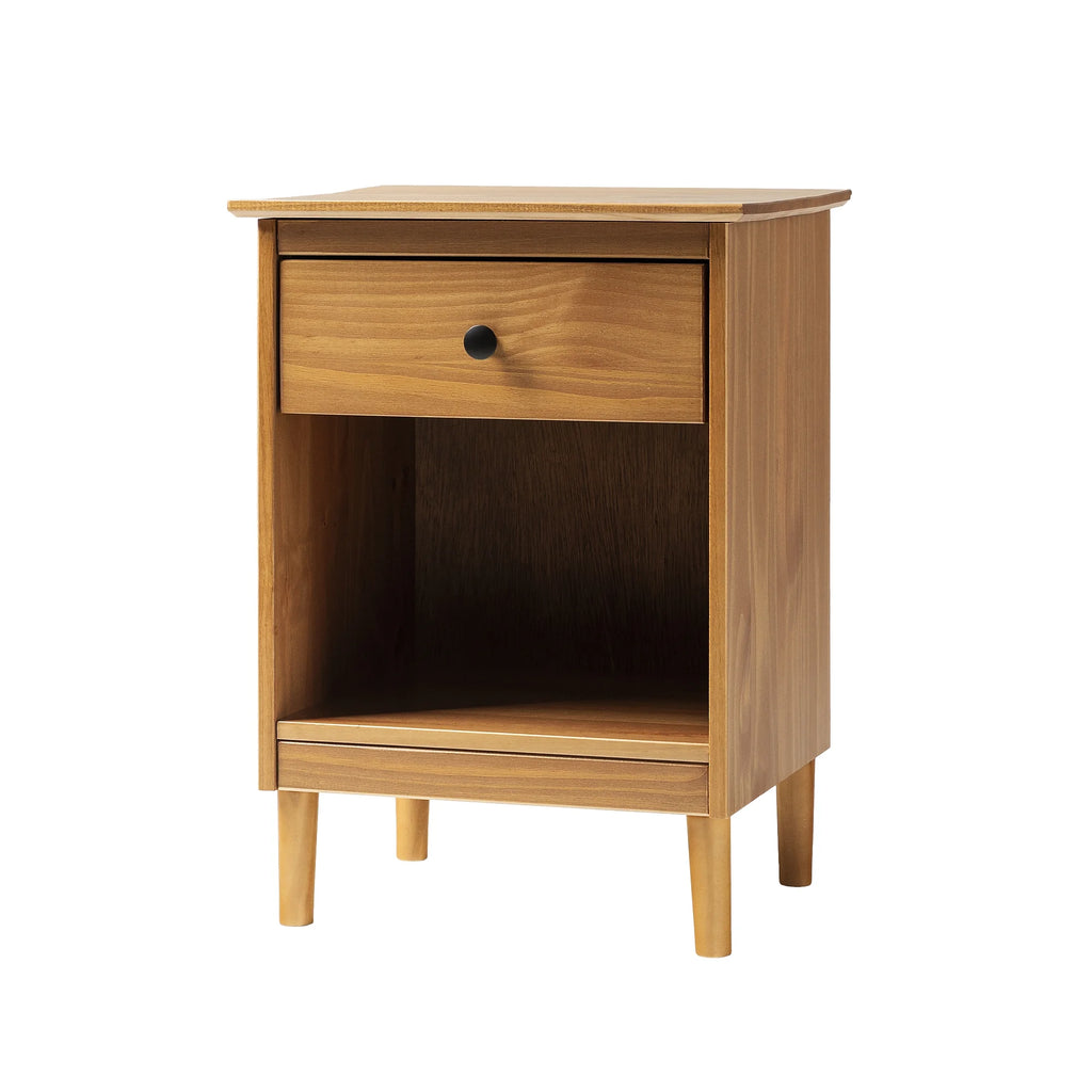 Caramel Mid-Century Nightstand N747