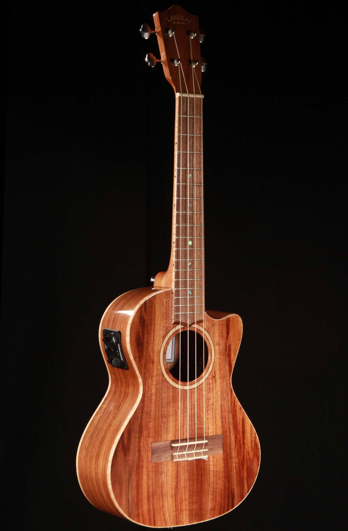 Solid Acacia Tenor Ukulele with Electronics K1068