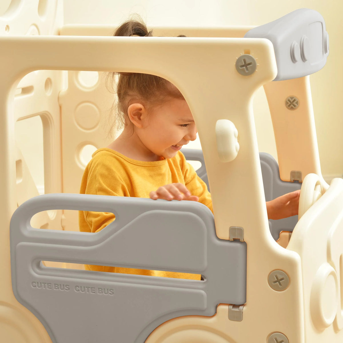 9 in 1 Kids Slide Playset with Basketball Hoop Y128