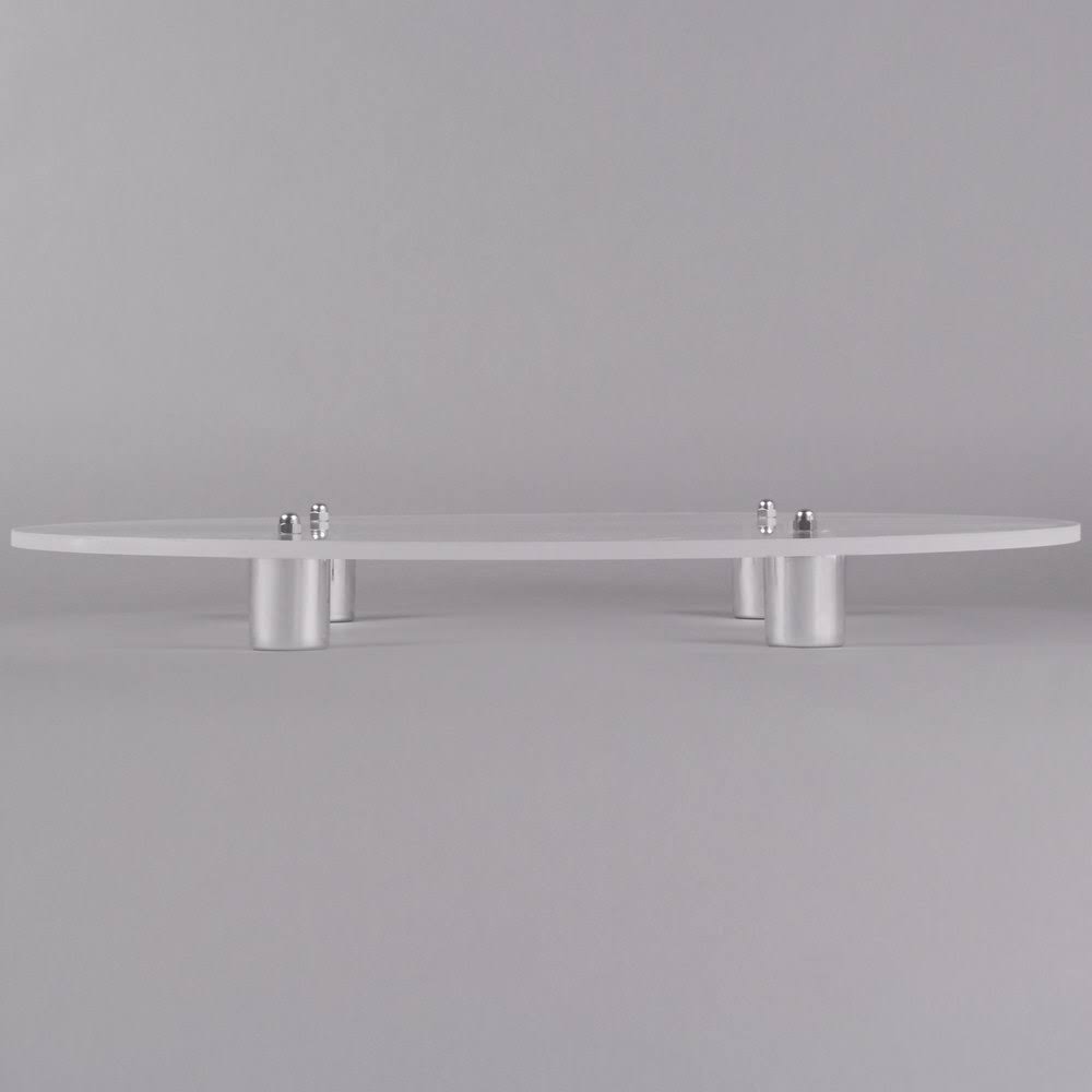 26 3/4x22 Round Plexiglass Cake Stand W9610
