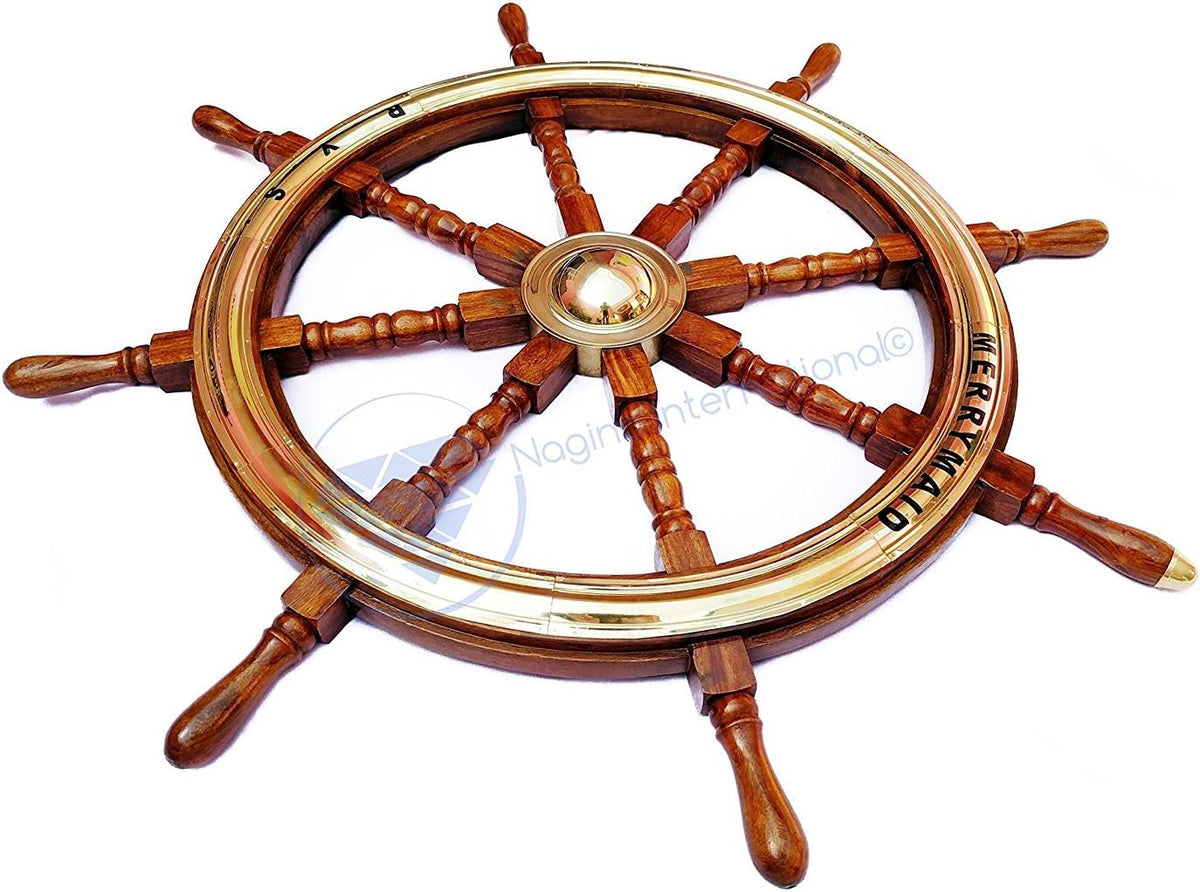 Wooden Ship Wheel (36 Inches) F424477