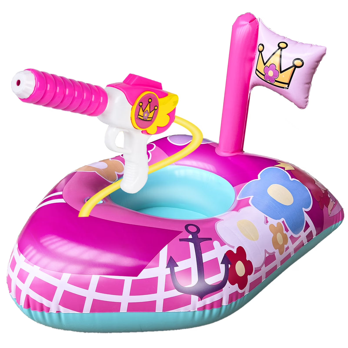 Pink Inflatable Toddler Pool Float A39299