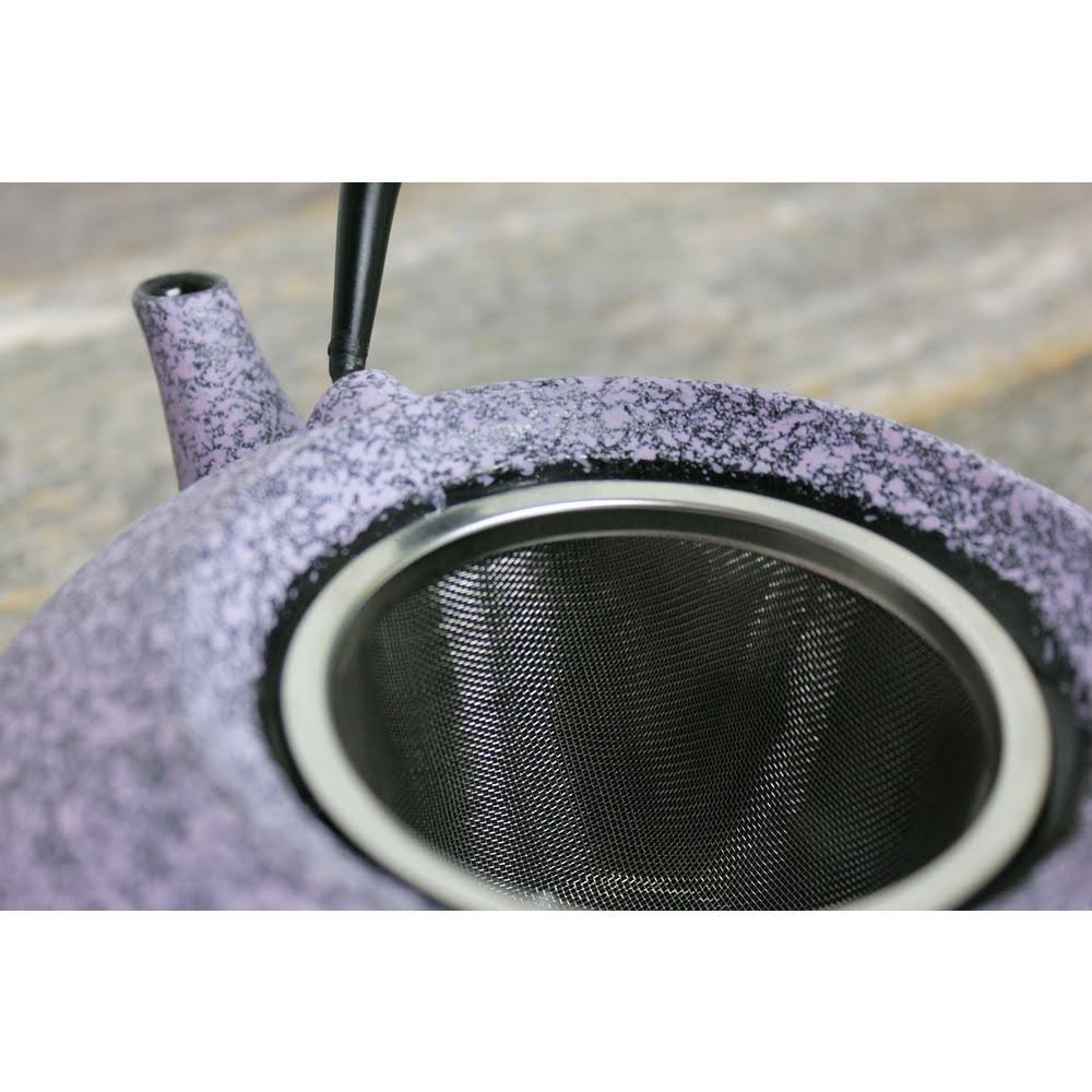1.32 Qt. Purple Cast Iron Teapot Q519865