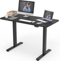 Electric Height Adjustable Standing Desk, Grey 48 x 24 Inches Sit Stand Up Desk with Memory Controller T694511