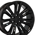22 inch Gloss Black 22x9 Rim V2613