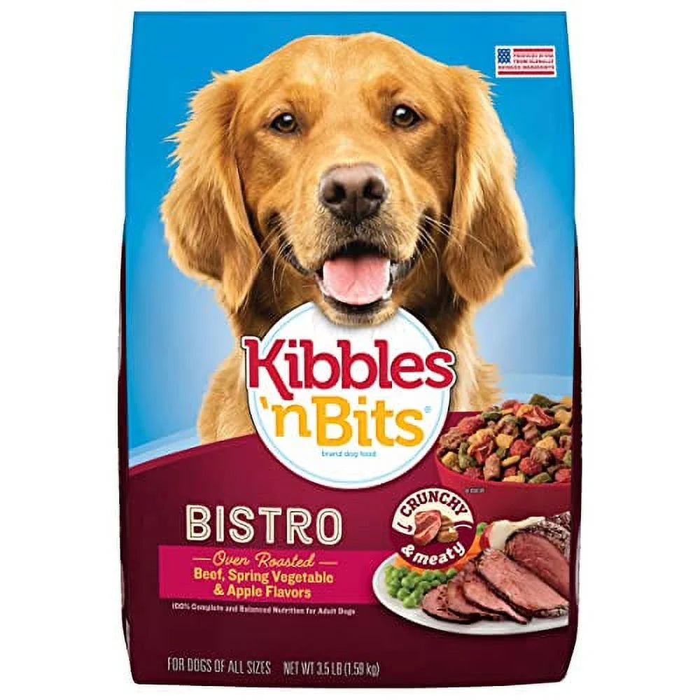 Oven Roasted Beef Flavor Dry Dog Food, 3.5 Pound Bag (Pack Of 4) H38324