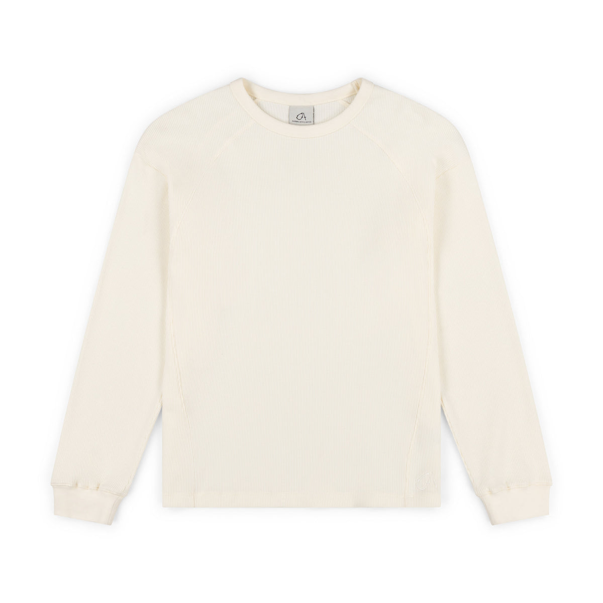 WAFFLE LONG-SLEEVE - CREAM