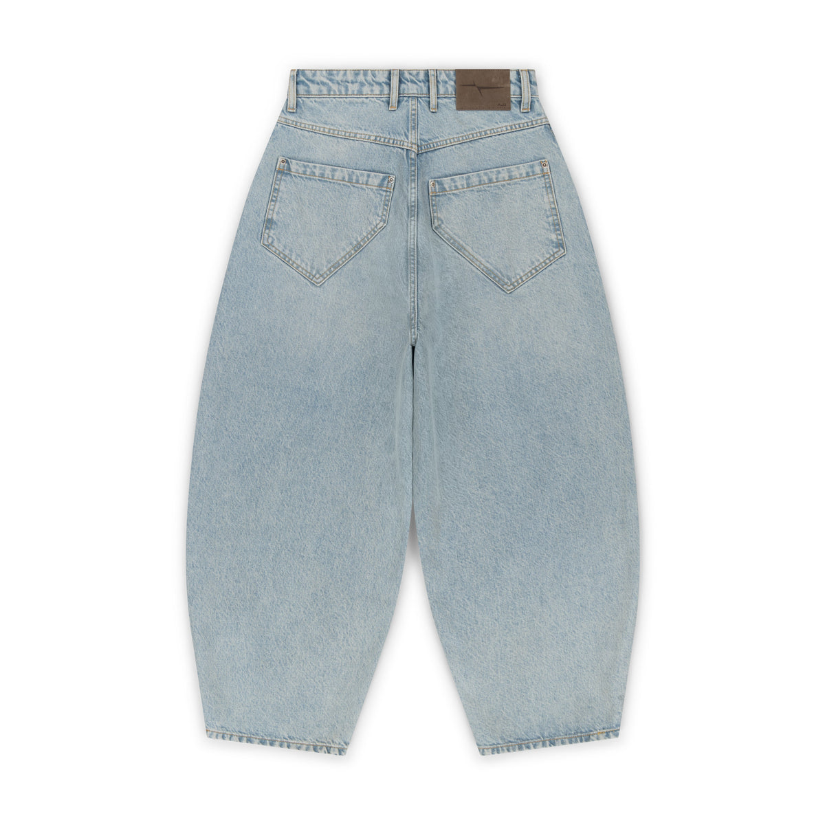 BAGGY DENIM JEANS - SUN BLEACHED BLUE