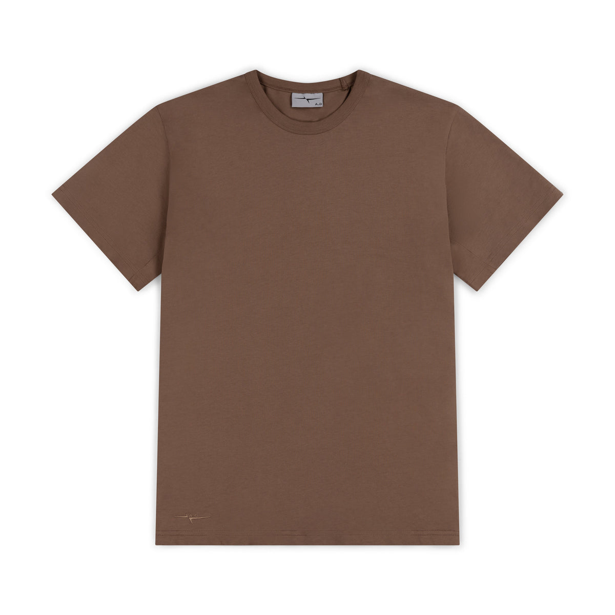 SIGNATURE SHORT SLEEVE T-SHIRT - BROWN