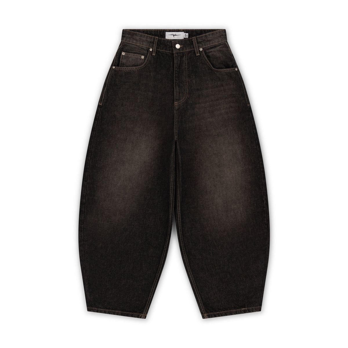 BAGGY DENIM JEANS - SMOKED EARTH