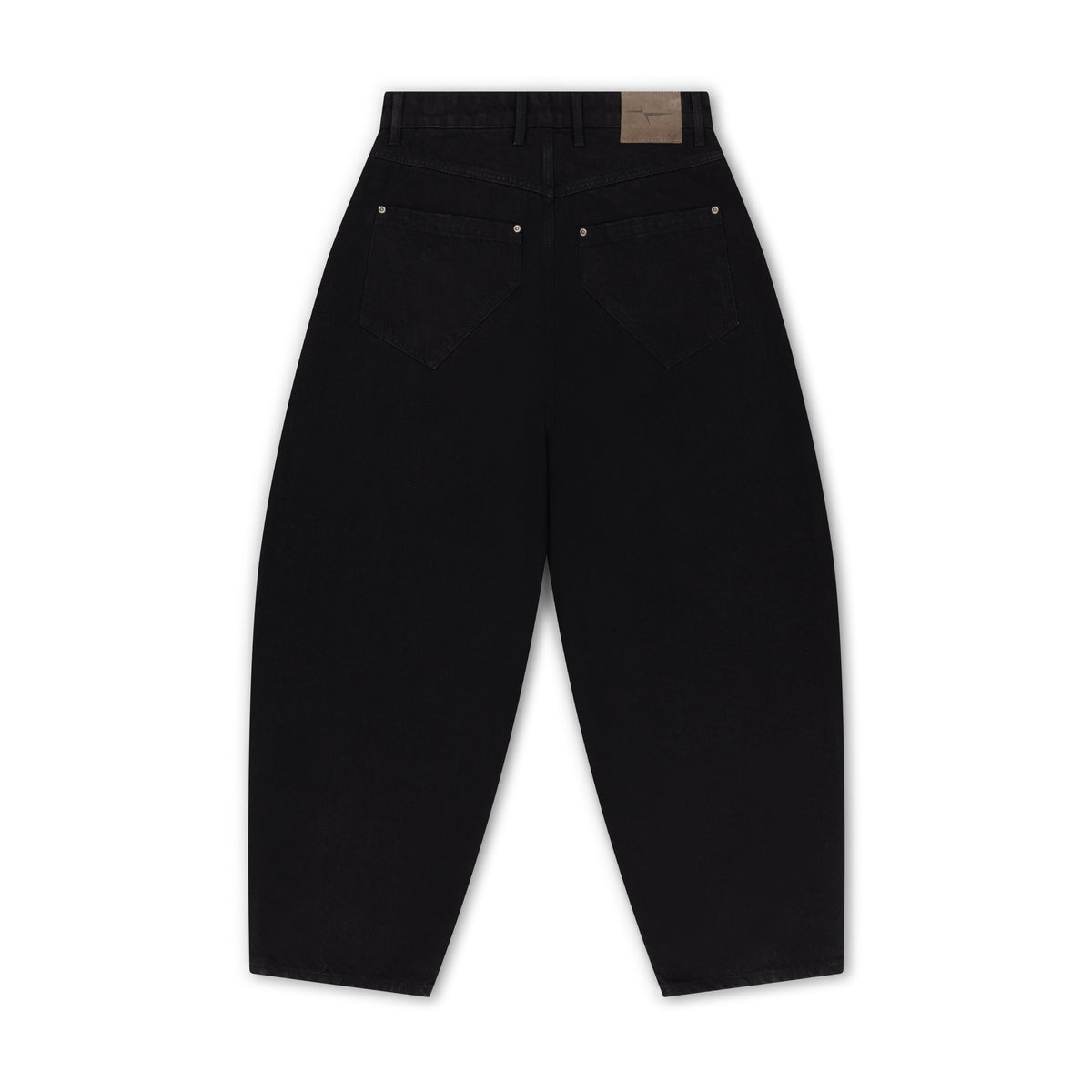 BAGGY DENIM JEANS - TRUE BLACK