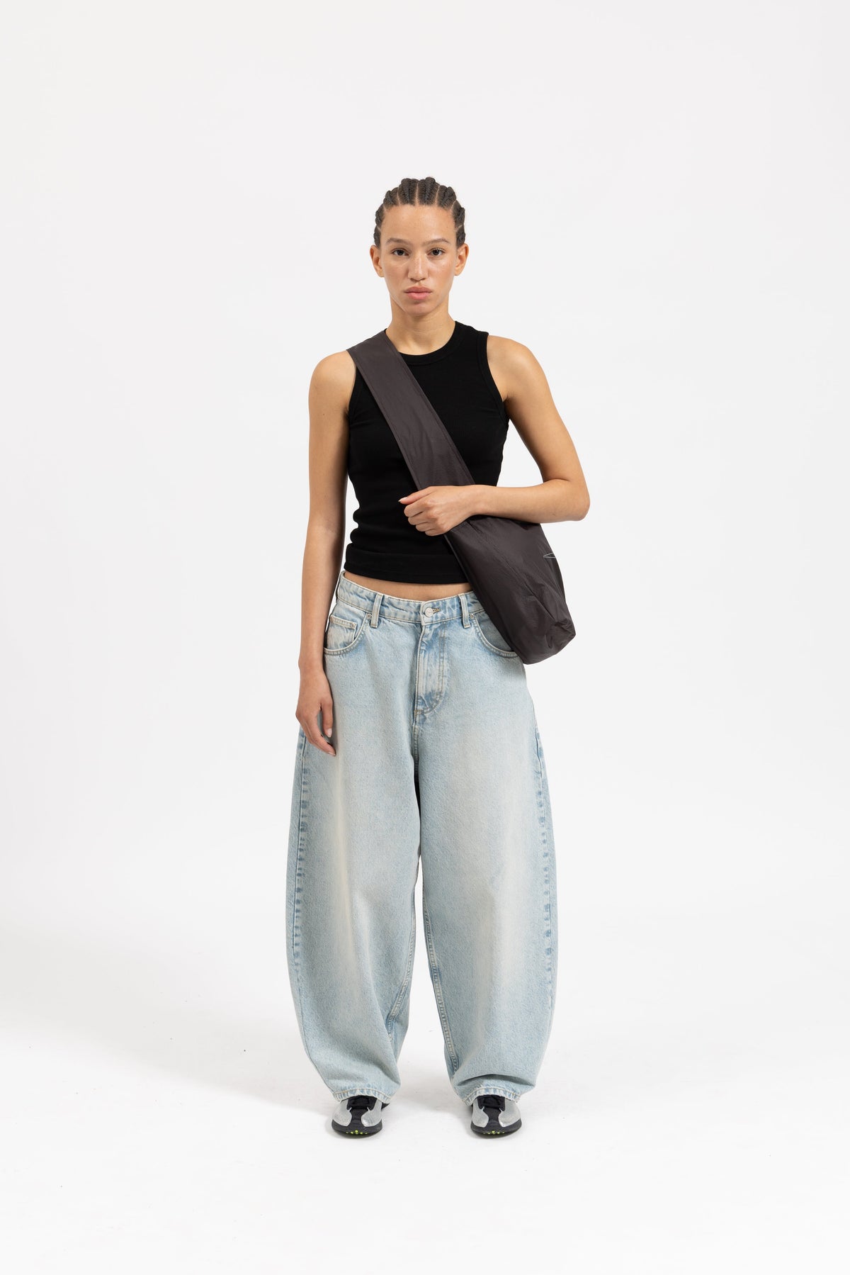 BAGGY DENIM JEANS - SUN BLEACHED BLUE