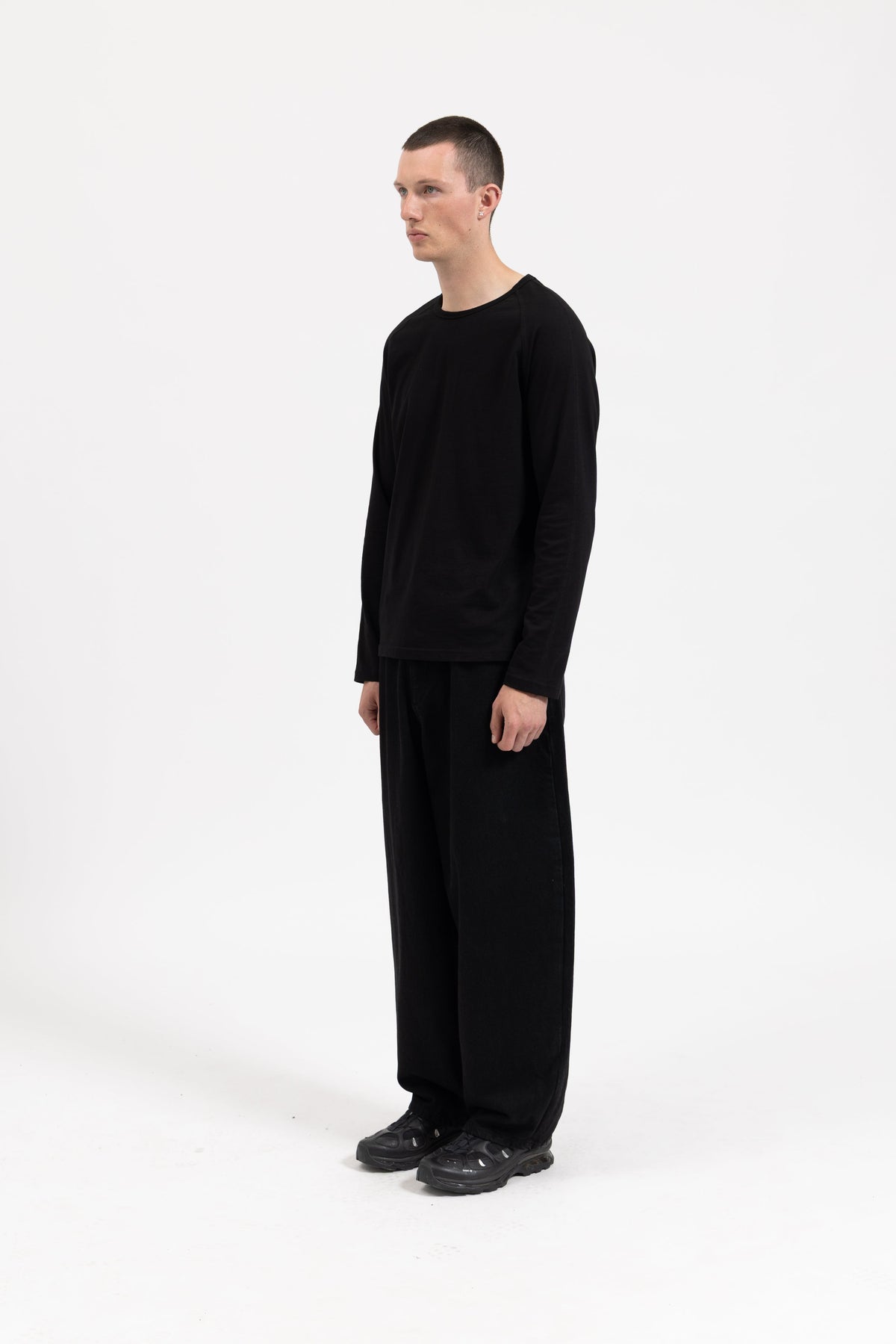 BAGGY DENIM JEANS - TRUE BLACK