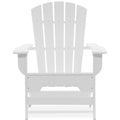 3 Piece White Recycled Adirondack Chat Set Q1721