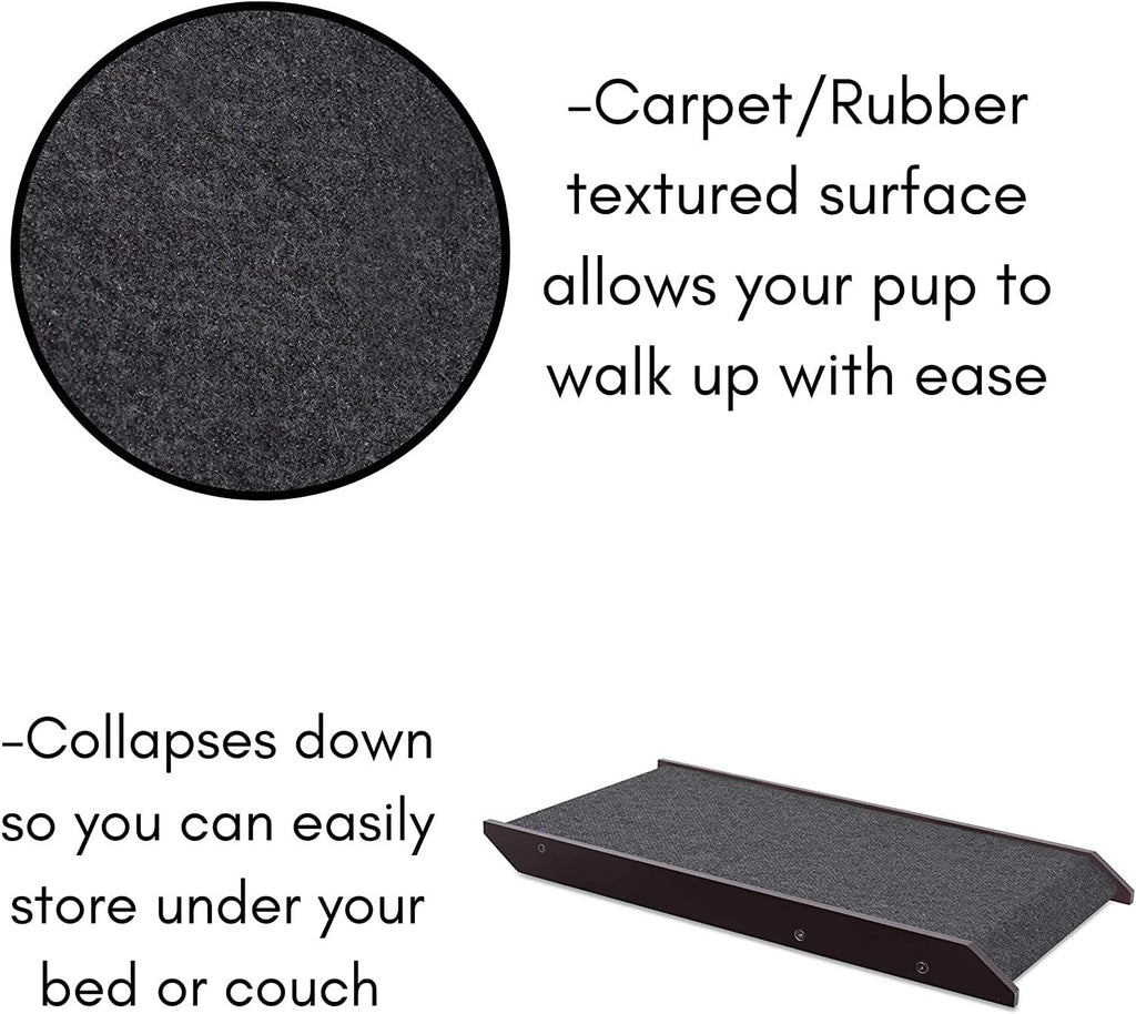 Espresso Wooden Folding Dog Ramp Pack of 2 C158