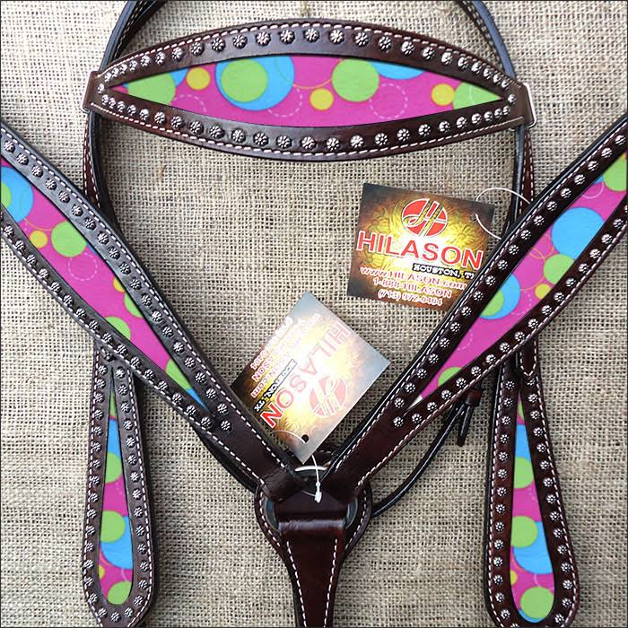 Dark Brown Leather Horse Breast Collar L1317
