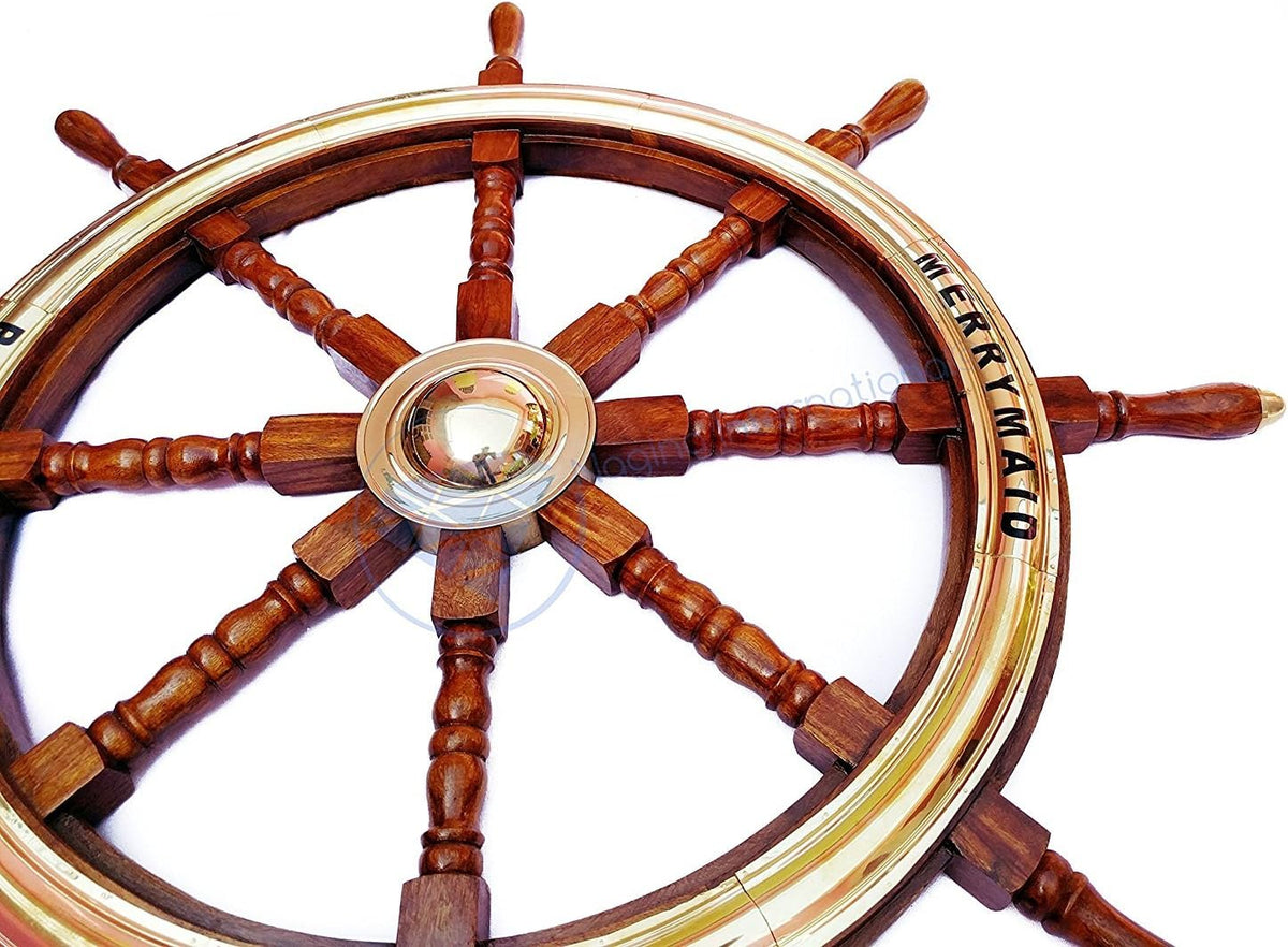 Wooden Ship Wheel (36 Inches) F424477