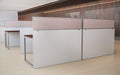 18 Acoustical Cubicle Mounted Privacy Panel with Large Brackets D344339