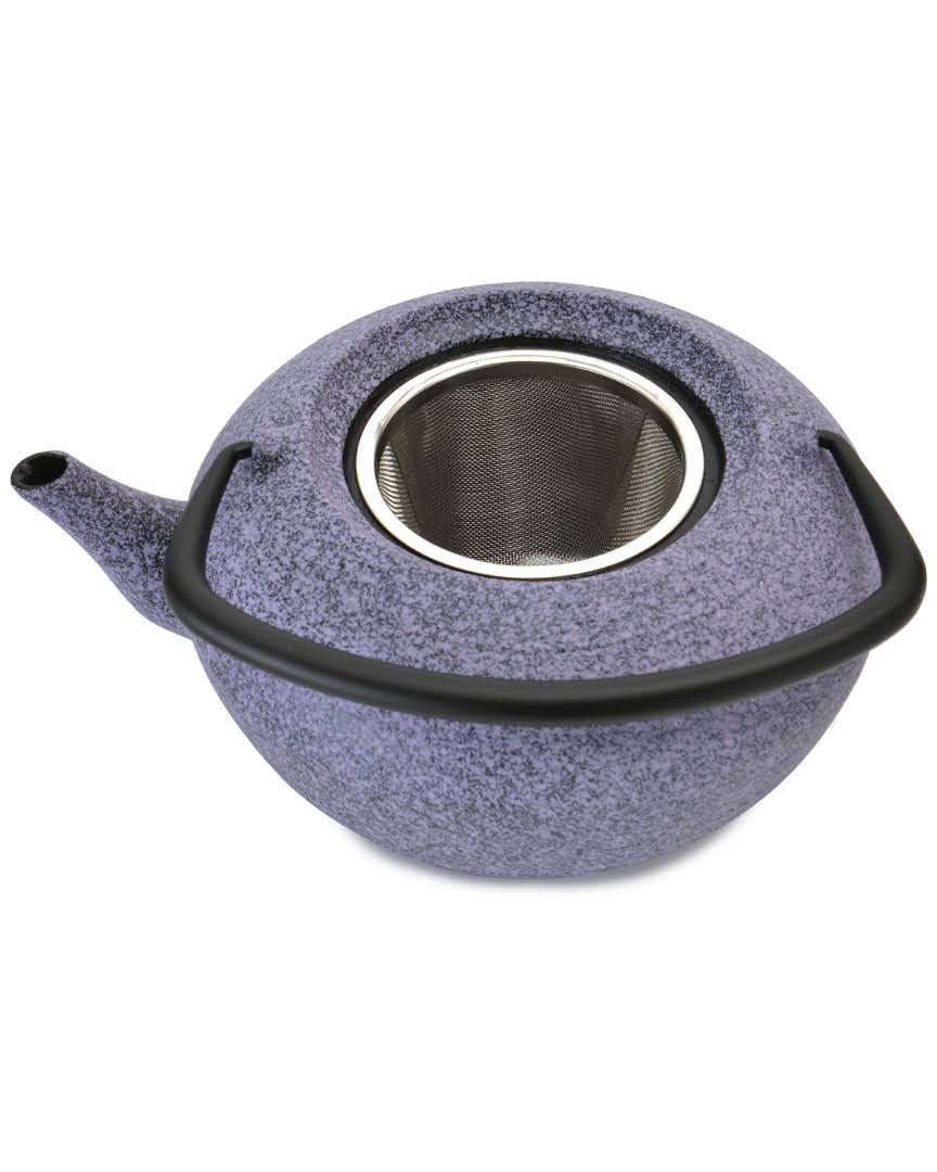 1.32 Qt. Purple Cast Iron Teapot Q519865