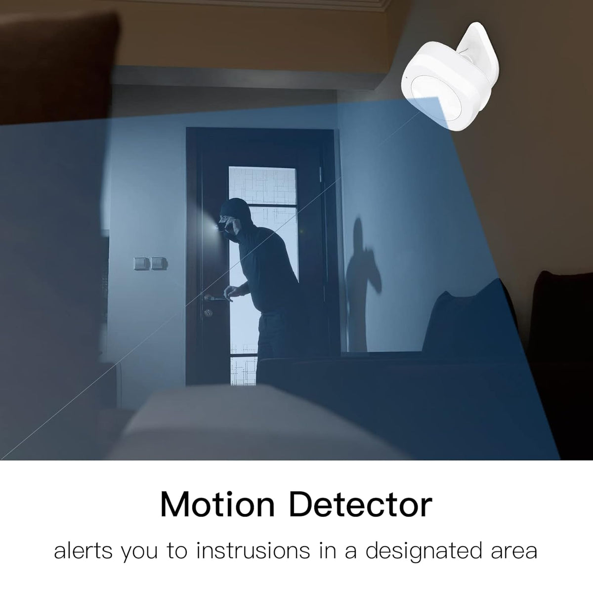 Wireless Home Security System 4 Pieces Kit with Indoor Camera H572