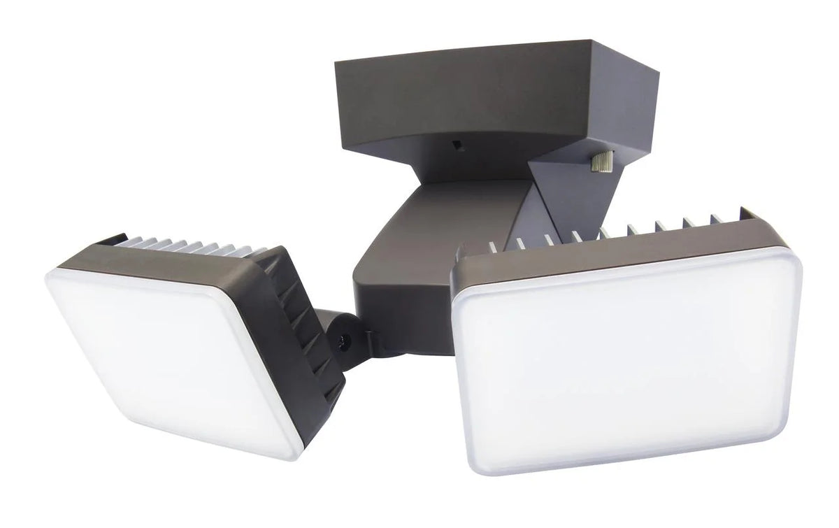Dusk-to-Dawn Security Flood Light with Timer, 2100 Lumen LED, Wall Mount Y301174