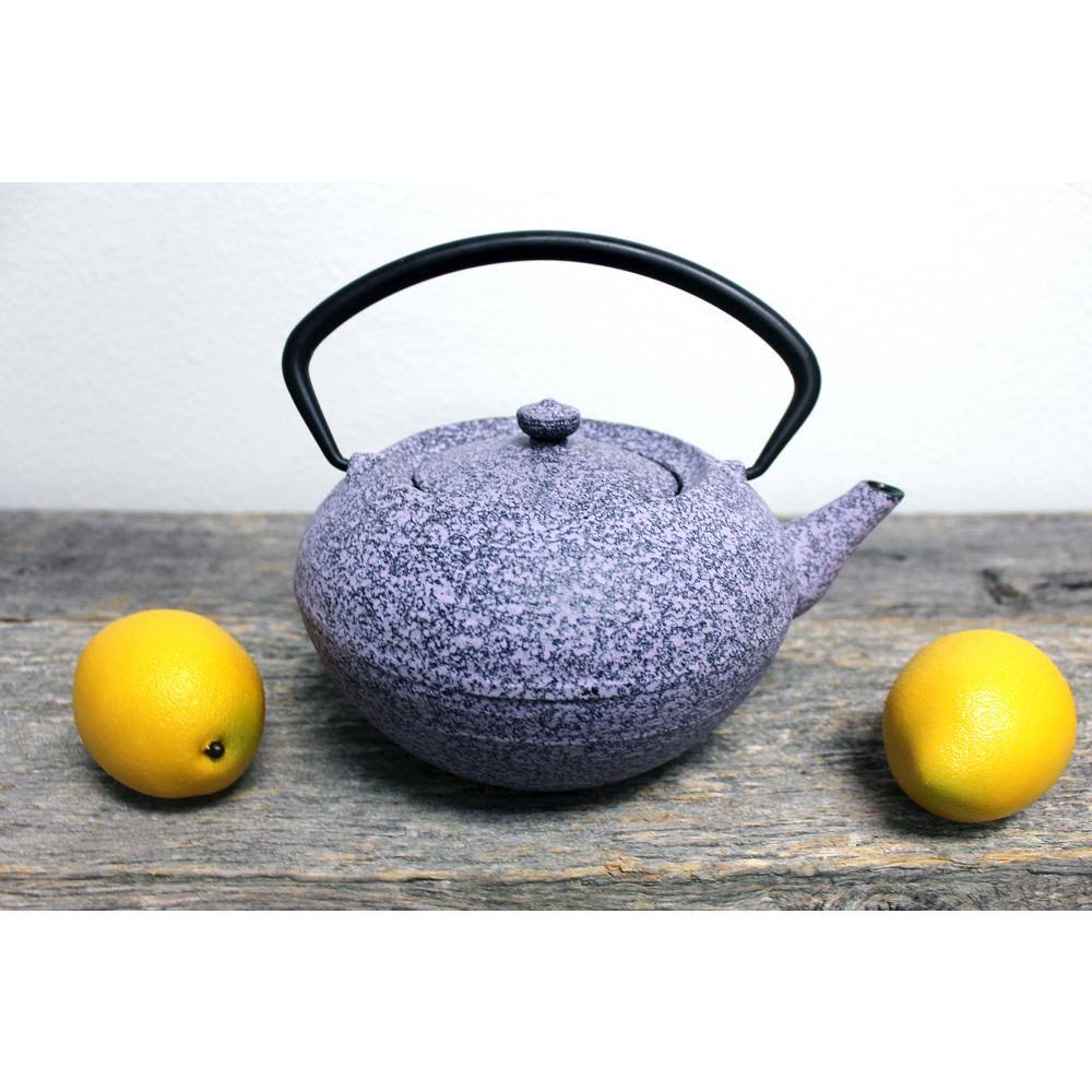 1.32 Qt. Purple Cast Iron Teapot Q519865