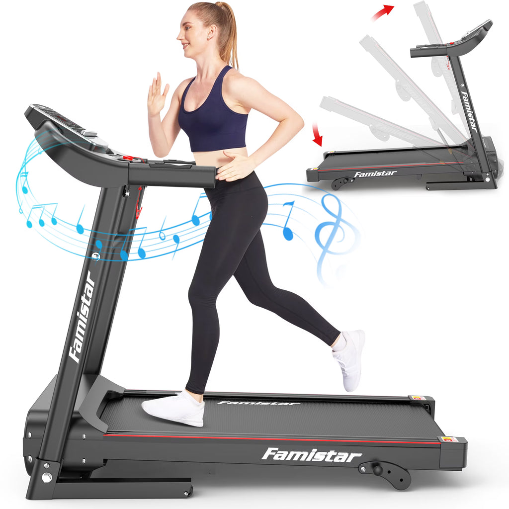 Folding Electric Treadmill with 2.5HP 3 Manual Incline D715