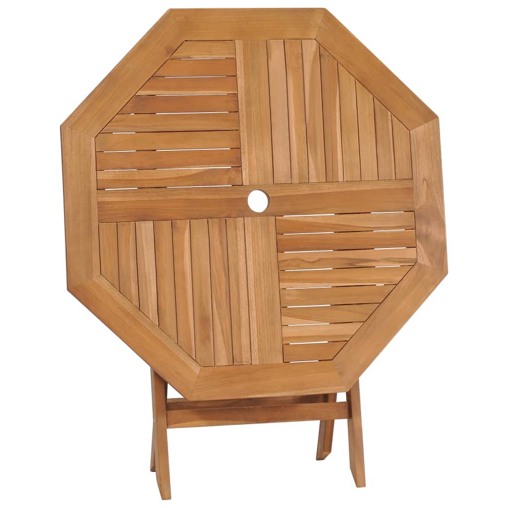 Solid Teak Wood Folding Garden Table C93424