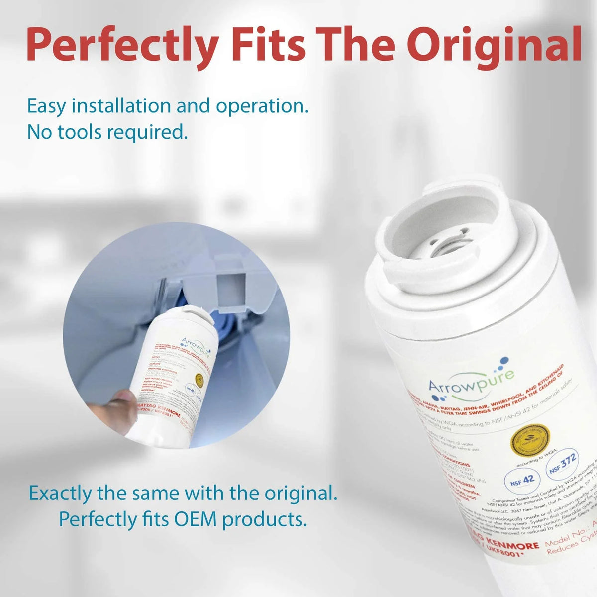 6 Pack Refrigerator Water Filter Replacement S59373