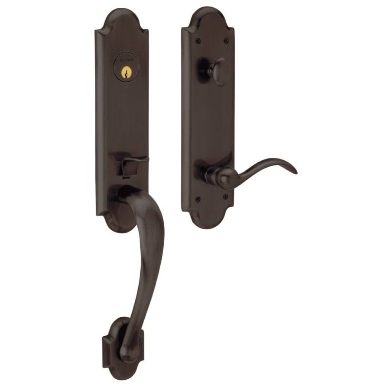 Boulder Right Hand Dummy Entry Handleset with Lever in Venetian Bronze G420950