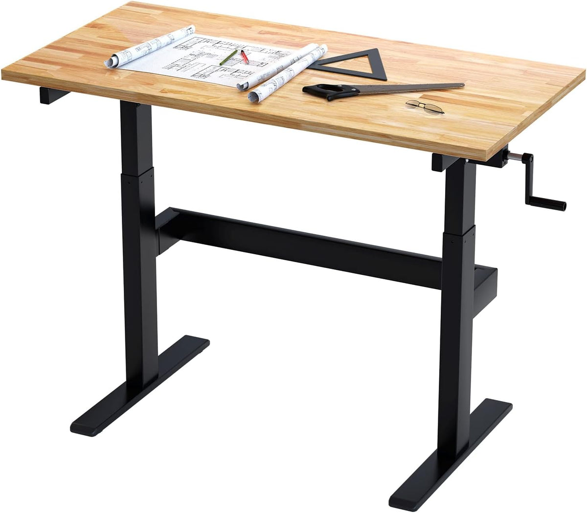 48" x 24" Rubber Wood Work Bench with Drawer R729