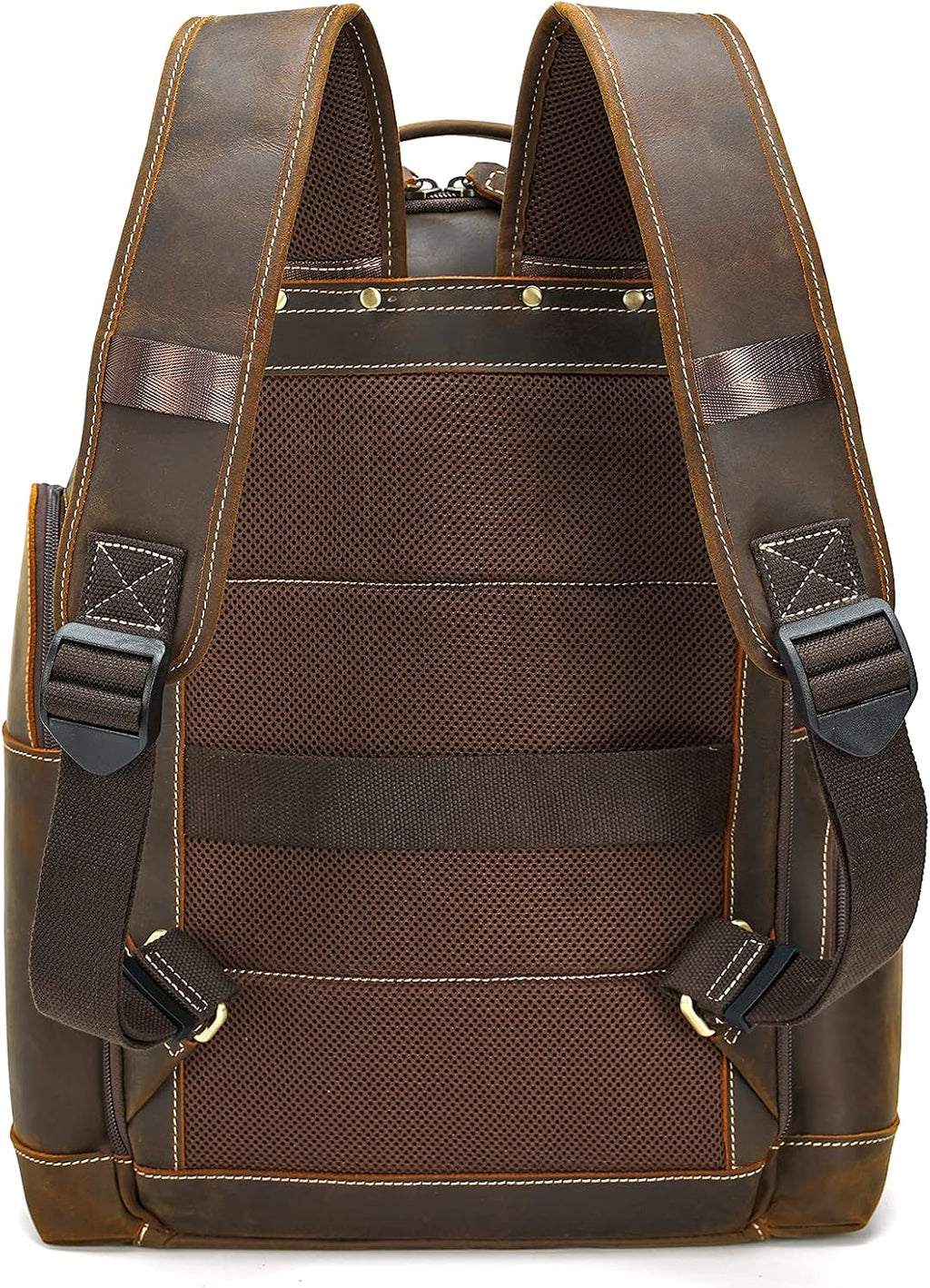 Vintage Full Grain Leather 15.6 Inch Laptop Backpack N69254