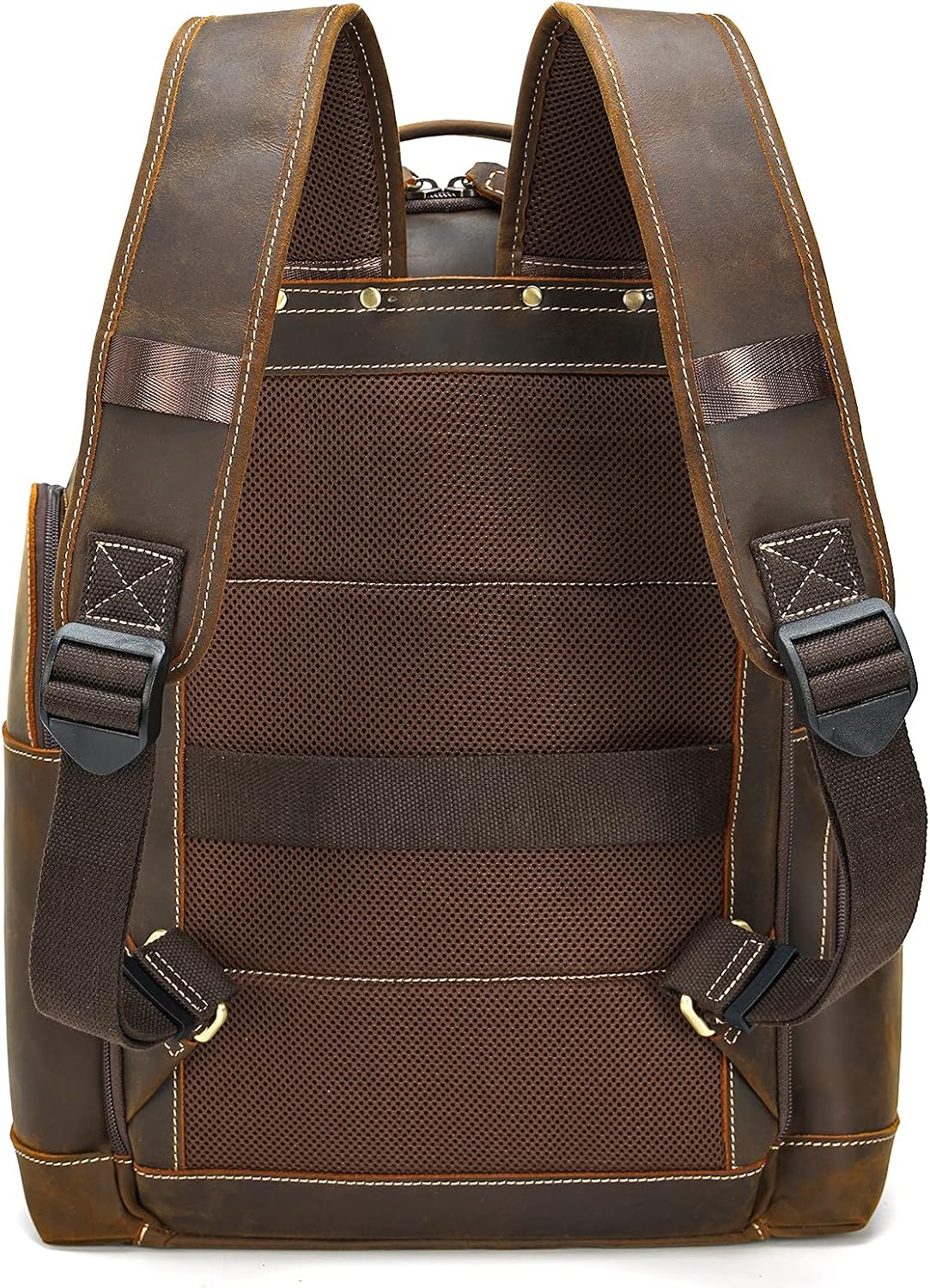 Vintage Full Grain Leather 15.6 Inch Laptop Backpack N69254