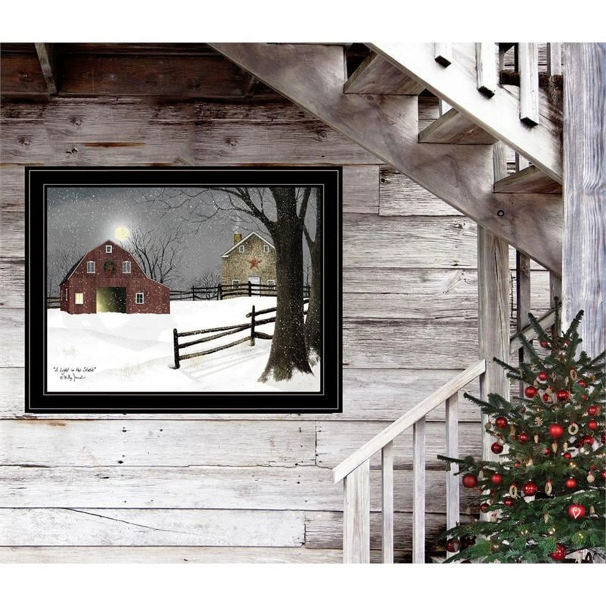 Printed Wall Art Wood Multi-Color D78893
