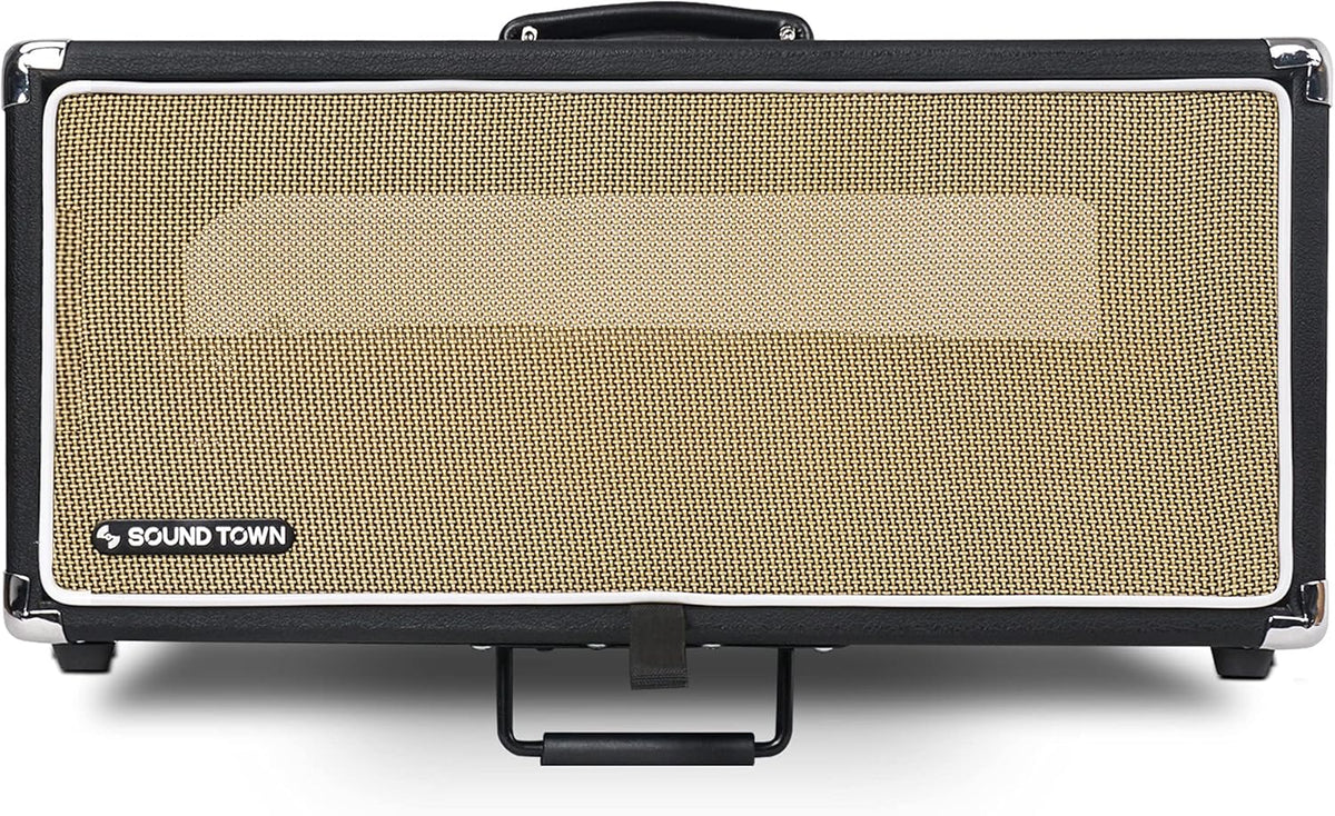 Vintage 4U Amp Rack Case with Rubber Feet, Black E883