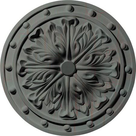 20 1/2x22OD x 1 1/2x22P Acanthus Leaf Ceiling Medallion O35973