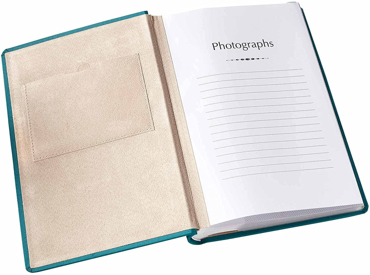 Teal Fabric Photo Album I2517