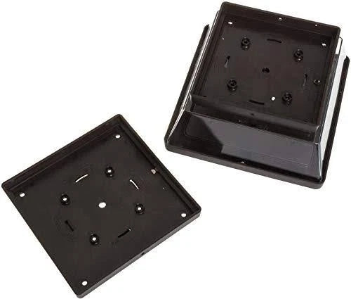 2 Pack Solar LED Post Cap Light with Post Adapter S2214