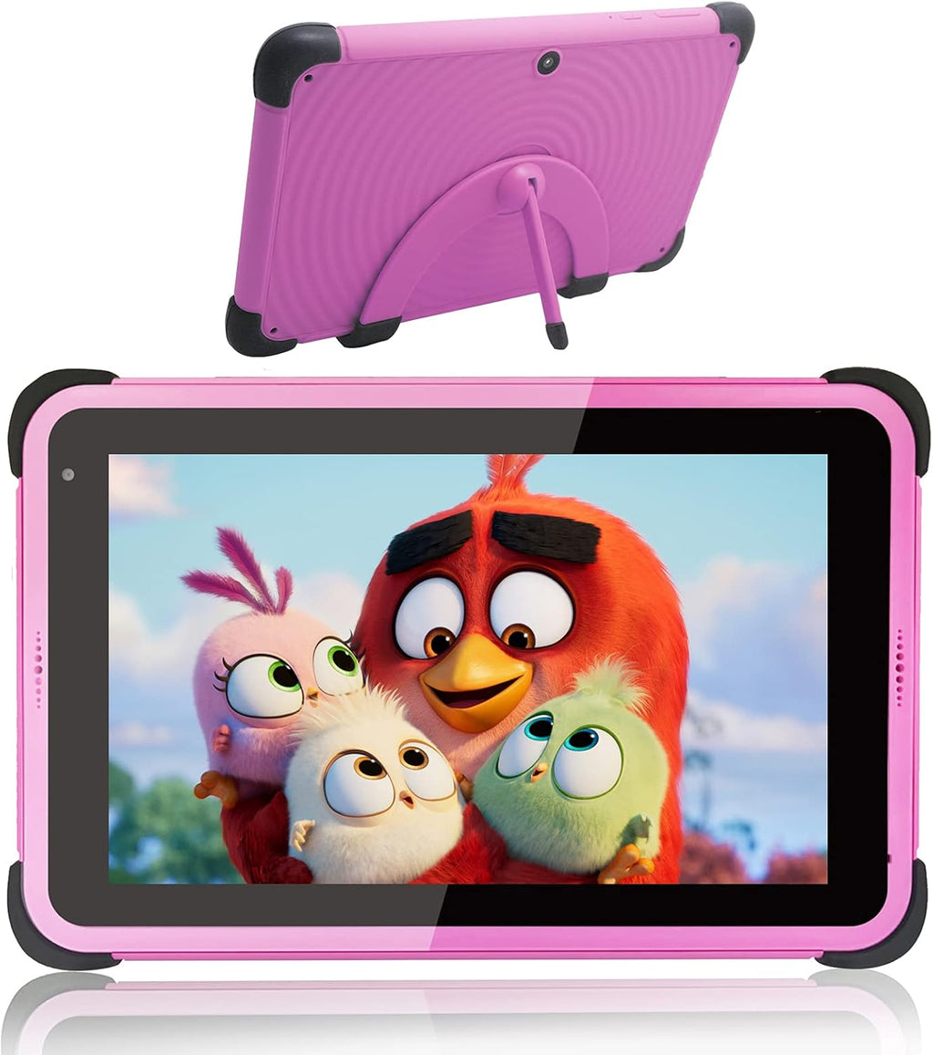 Pink Kids Tablet with Case and Stand B207