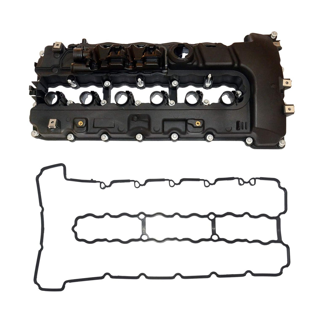 Engine Cylinder Head Top Cable Valve Cover with Gaskets for N54 Engine R363