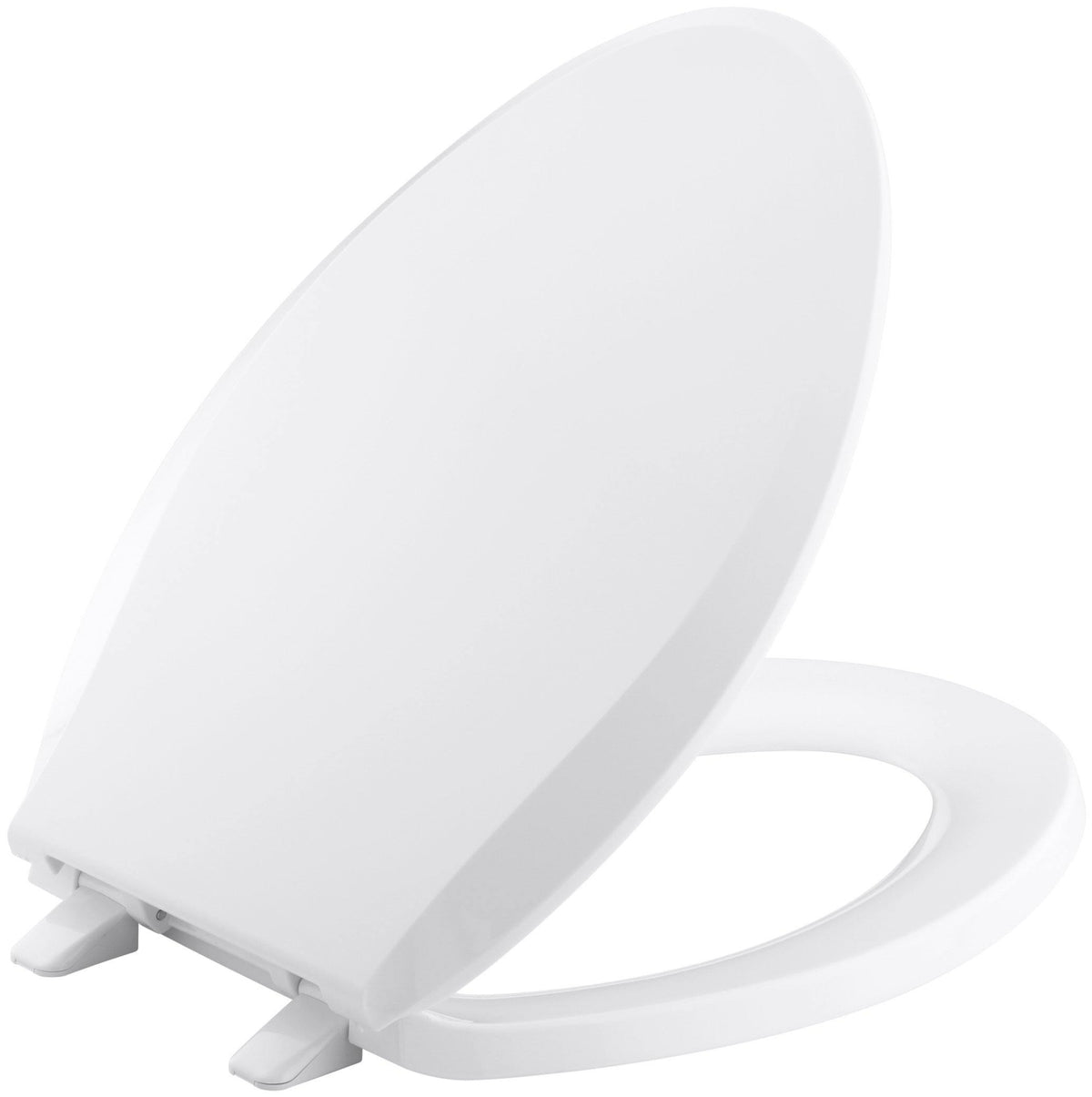 White Elongated Toilet Seat with Lid I355535