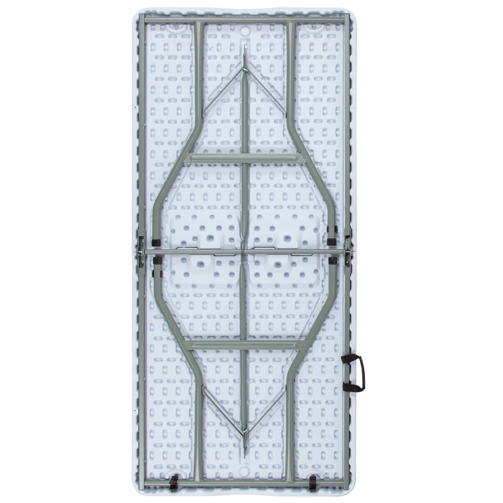 Granite White Plastic Folding Table D11999