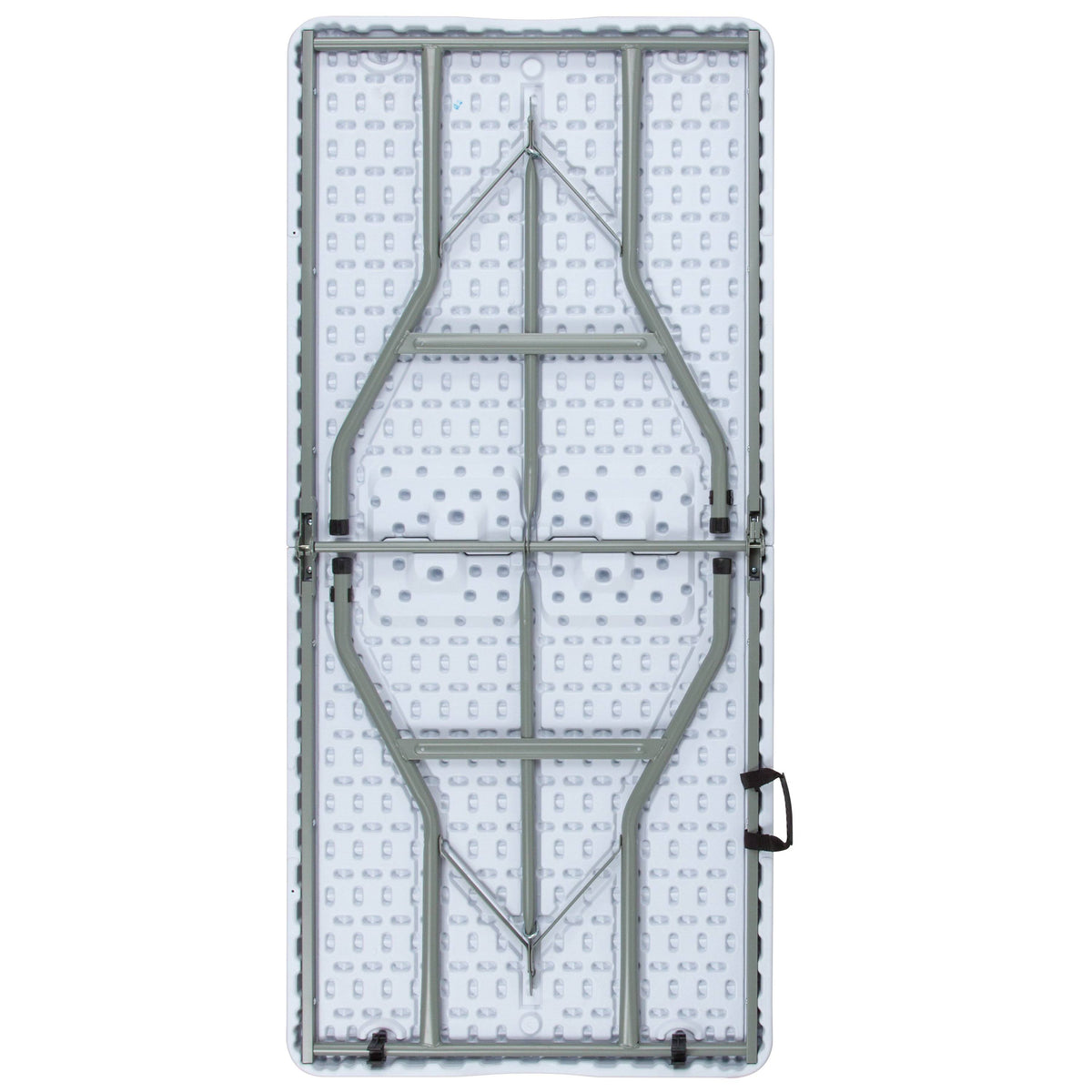 Granite White Plastic Folding Table D11999